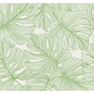 Seabrook Designs Tarra Monstera Leaf - Hill Green