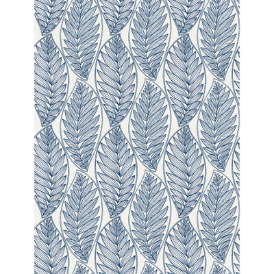 Seabrook Designs Kira Leaf Husk - Blue Suede