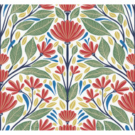 Seabrook Designs Carmela Folk Floral - Primaries