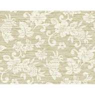 Seabrook Designs Juno Island Floral - Saddle Tan