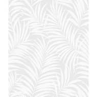 Seabrook Designs Tossed Palm - White