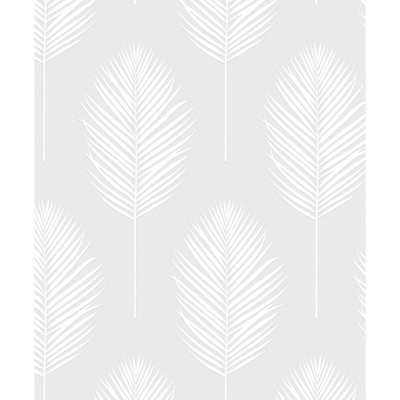 Seabrook Designs Palm Leaf - White