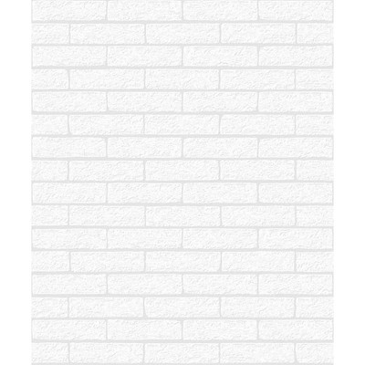 Seabrook Designs Limestone Brick - White