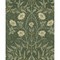 Seabrook Designs Stenciled Floral Prepasted - Evergreen