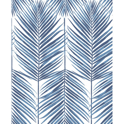 Seabrook Designs Paradise Palm Prepasted - Coastal Blue