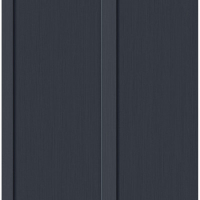 Seabrook Designs Faux Board and Batten Prepasted - Dark Blue