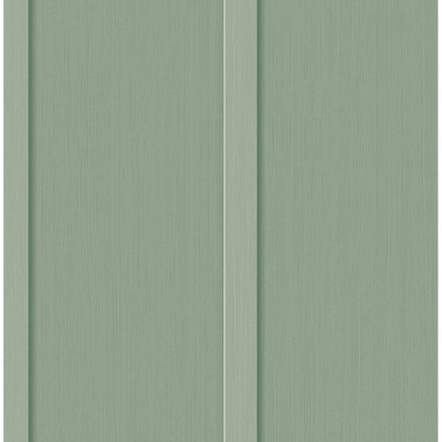 Seabrook Designs Faux Board and Batten Prepasted - Sage Green