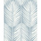 Seabrook Designs Palm Silhouette Prepasted - Light Blue