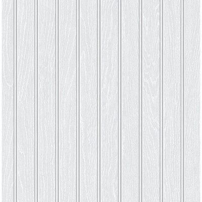 Seabrook Designs Faux Beadboard Prepasted - Pearl Grey