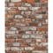 Seabrook Designs Tailor Faux Brick Prepasted - Spiced Ginger