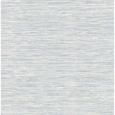 Seabrook Designs Southport Faux Grasscloth Prepasted - Dove Grey & Bluestone