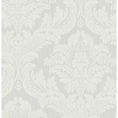 Seabrook Designs Genevieve Damask - Morning Mist