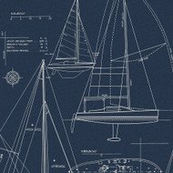 Etten Studios Sail Away - Navy Blue