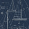 Etten Studios Sail Away - Navy Blue