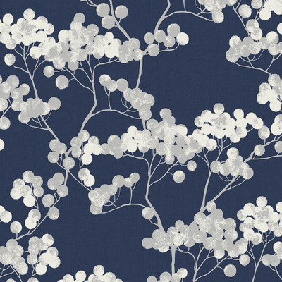 Etten Studios Bayberry Blossom - Navy Blue