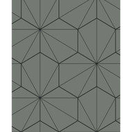 Etten Studios Hedron Geometric - Pavestone & Ebony