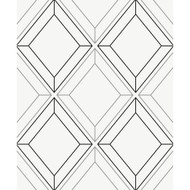Etten Studios Linework Gem - Metallic Silver & Ebony