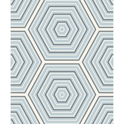 Etten Studios Hex Topography - Sky Blue & Argos Grey