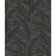 Etten Studios Gulf Tropical Leaves - Slate Grey
