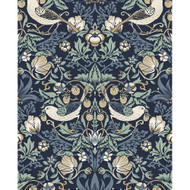 Etten Studios Fragaria Garden - Navy Blue & Aloe
