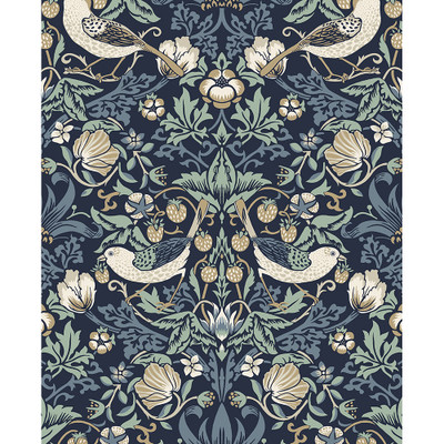 Etten Studios Fragaria Garden - Navy Blue & Aloe