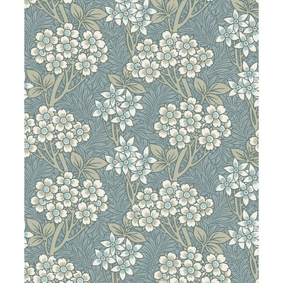Etten Studios Floral Vine - Stream Blue & Sage