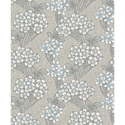 Etten Studios Floral Vine - Daydream Grey & Carolina Blue
