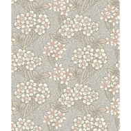 Etten Studios Floral Vine - Daydream Grey & Rose Petal