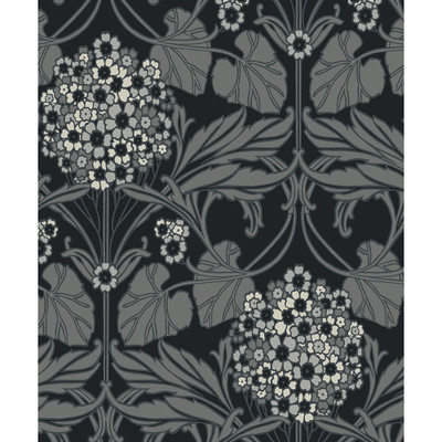 Etten Studios Floral Hydrangea - Ebony & Charcoal
