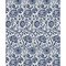 Etten Studios Tonal Floral Trail - Navy Blue