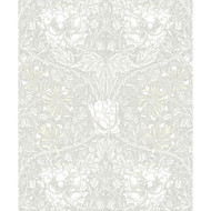 Etten Studios Ogee Flora - Swiss Coffee & Light Grey