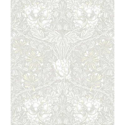 Etten Studios Ogee Flora - Swiss Coffee & Light Grey