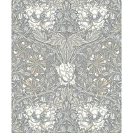 Etten Studios Ogee Flora - Stone Grey & Desert Sand