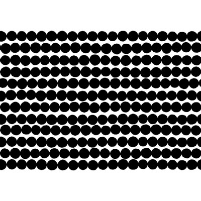 Marimekko Räsymatto - Ebony and Off-White