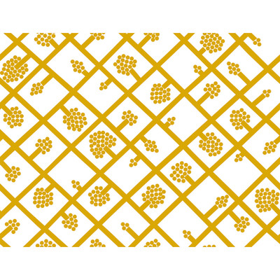 Marimekko Spalje - Mustard and Eggshell