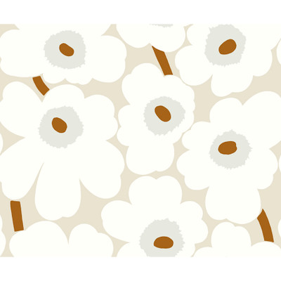 Marimekko Unikko - Gray and Caramel