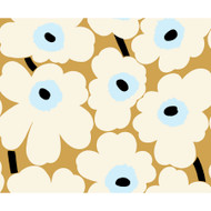 Marimekko Unikko - Mustard and Sky Blue