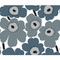Marimekko Unikko - Steel Blue and Gray