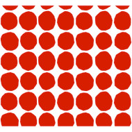 Marimekko Pienet Kivet - Scarlet and Eggshell