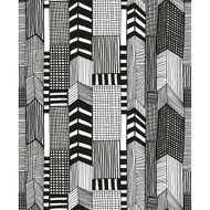 Marimekko Ruutukaava - Ebony and Eggshell