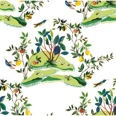 Daisy Bennett Designs Citrus Hummingbird - White