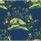 Daisy Bennett Designs Citrus Hummingbird - Navy Blue