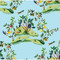 Daisy Bennett Designs Citrus Hummingbird - Sky Blue