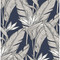 Stacy Garcia Home Birds of Paradise - Navy Blue & Metallic Pewter