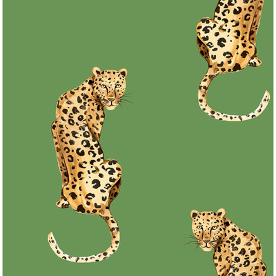 Daisy Bennett Designs Leopard King - Green