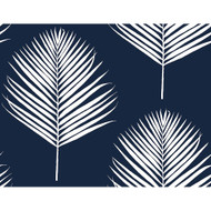 Lillian August Maui Palm - Midnight Blue & White