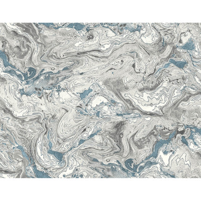 Lillian August Faux Marble - Lunar Rock & Cerulean