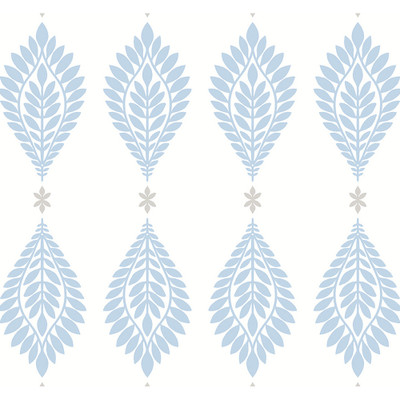 Lillian August Palm Frond - Blue Skies & Daydream Grey