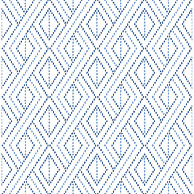 Lillian August Boho Grid - Denim Blue