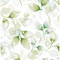 Lillian August Watercolor Tossed Leaves - Green Ivy